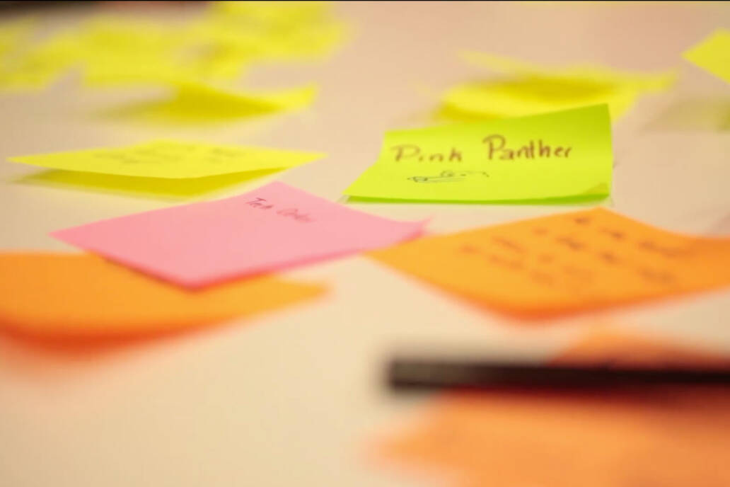 Interaction design project post it notes