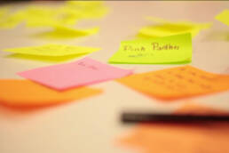 Interaction design project post it notes