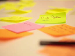 Interaction design project post it notes